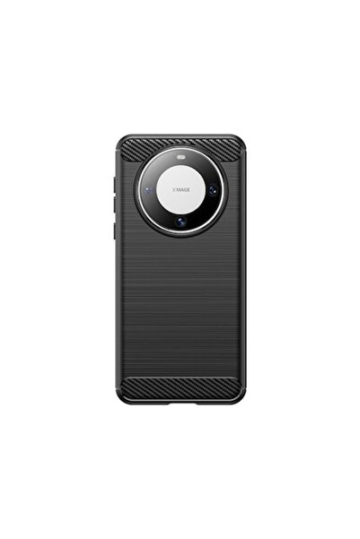 SOHO Husă de protecție pentru Huawei Mate 60 Pro, TPU Carbon, Negru