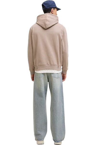 Jack & Jones Hanorac JACK &JONES Norrebro EMB Hood - 12282861-Mocha Meringue