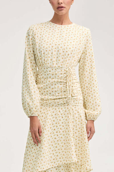 Aysan Moda Peri Model Desenli Elbise