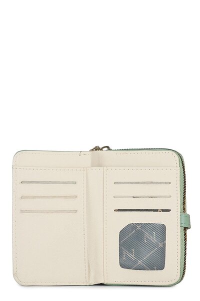 Zühre Zippered Water Green Mini Wallet Zc025