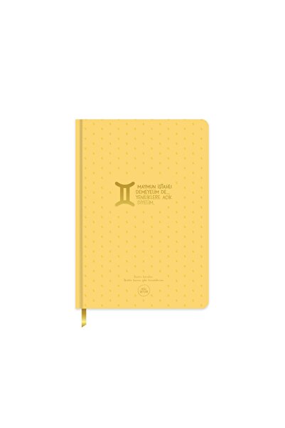Hisli Şeyler A5 96 Yp.Çizgili Sert Kapak Ciltli Defter-İkizler Burcu
