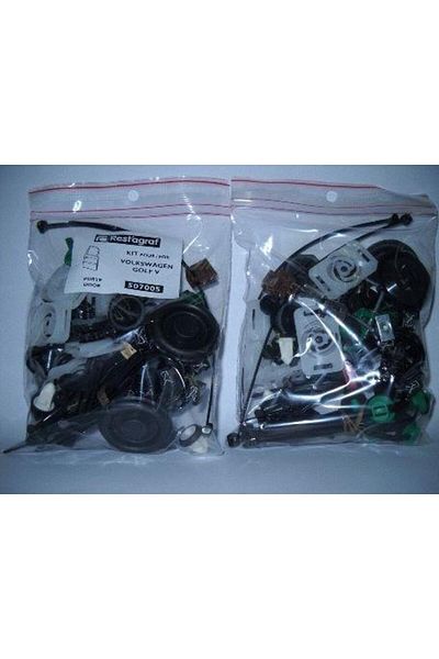 RESTAGRAF Front fender mounting clip set A509302, compatible with Fiat Doblo