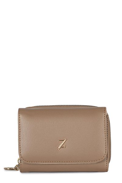 Zühre Snap Closure Compartment Mink Wallet Zc028