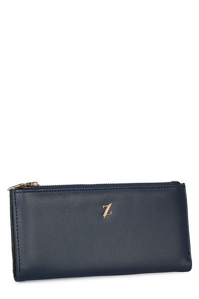 Zühre Navy Blue Compartment Wallet Zc027