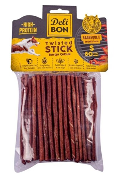 Delibon Burgu Eko Yenebilir Barbekü Soslu Ödül Çubukları Ince 80ADET