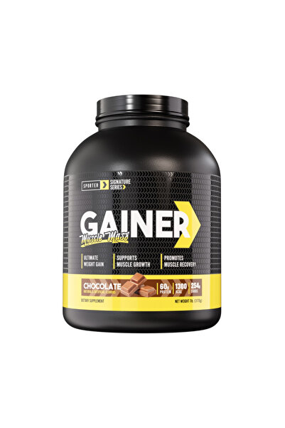 Sporter مكسب كتلة عضلية غني بالبروتين، بنكهة الشوكولاتة، 7 أرطال، تركيبة عالي...