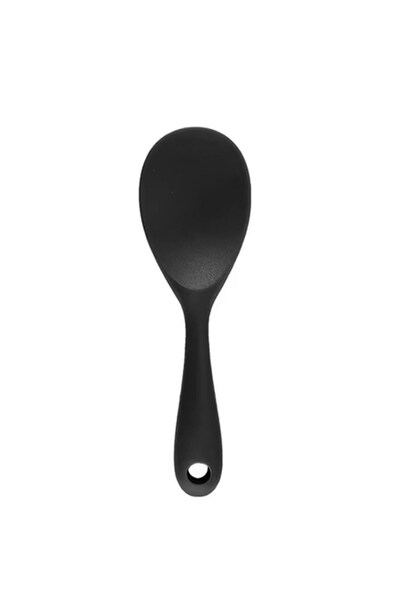 Kiesa Ultra-Hard Tip Silicone Rice Spoon Durable Fireproof Non-Stick Anti-Scratch Rice Scoop Spoon 22cm