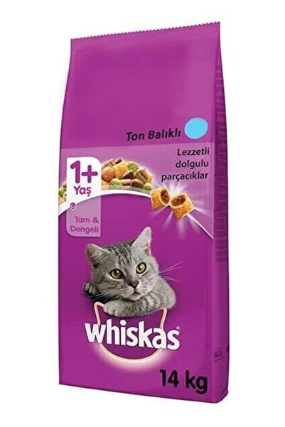 Whiskas Ton Balık ve Sebzeli Yetişkin Kedi Maması 14 kg
