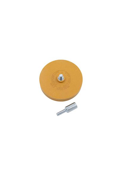 KROFTOOLS ADHESIVE REMOVAL ERASER WITH KROFTOOLS ADAPTER, RUBBER DISC FOR CLEANING ADHESIVES