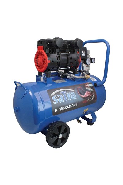 GLOBAL TOOLS COMPRESOR SILENTIOS ZGOMOT REDUS FARA ULEI 50L 1100W 10 BAR 1.1 kW/1.5 CP SATRA