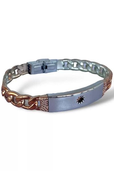 Mutenaura Figured Steel Men's Bracelet