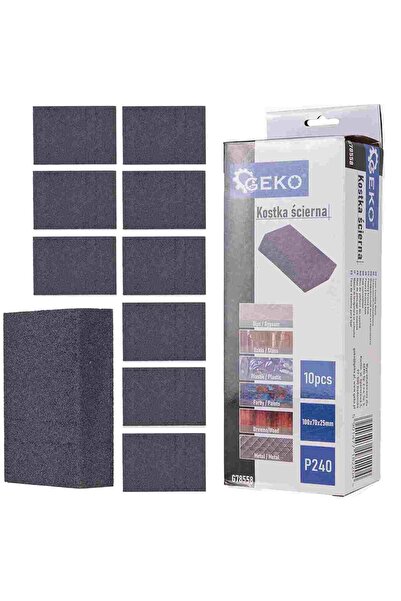 GEKO BURETE ABRAZIV PENTRU SLEFUIRE P240 70x100x25MM