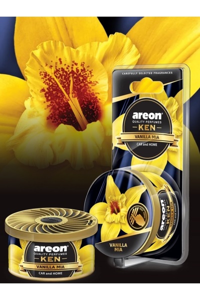 Areon Ken Blister Vanilla Black Bardaklik Oto Araç Kokusu