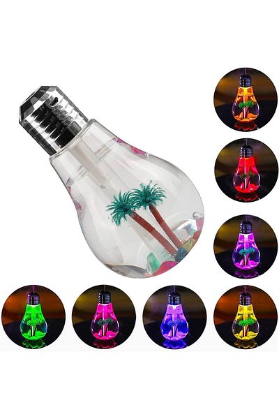 DLC Fawahah LED Light Humidifier 2W Clear/Gold/White 400ml