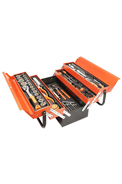 GEBOTOOLS TRUSA DE SCULE METALICA ECHIPATA CU 85 PIESE