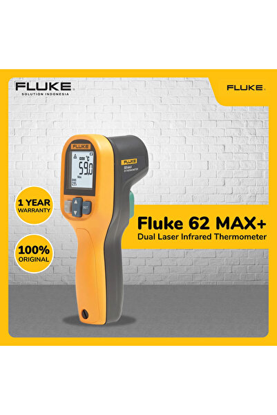 Fluke 62 Max+ Infrared Thermometer (-20 to +1202 Degree F Range, LCD)