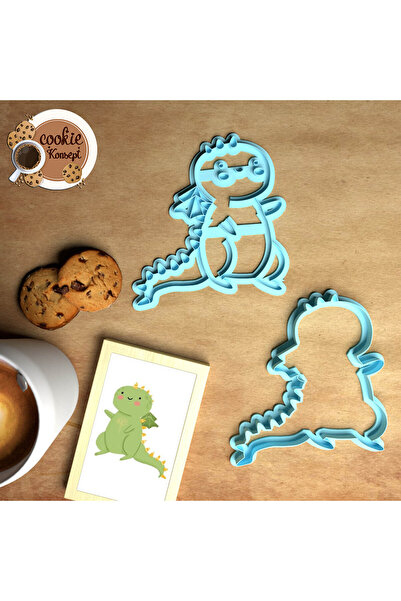 CookieKonsept مجموعة قوالب استحمام الطفل على شكل ديناصور # 12 – متوافق مع الك...