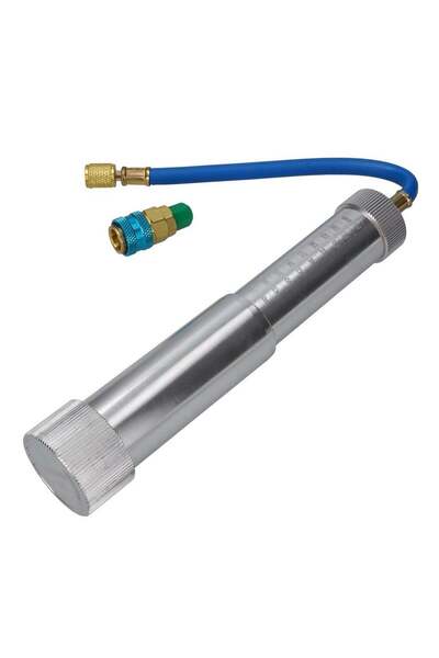 TIPTOPOL DISPOZITIV, POMPA DE DOZARE ULEI CU VOPSEA UV FLUORESCENT SI CUPLAJ RAPID LP PENTRU DETECTAREA SCUR…