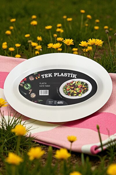 TEK 6 قطع من أطباق القوارب البلاستيكية الصلبة غير القابلة للكسر وقابلة للغسل ...