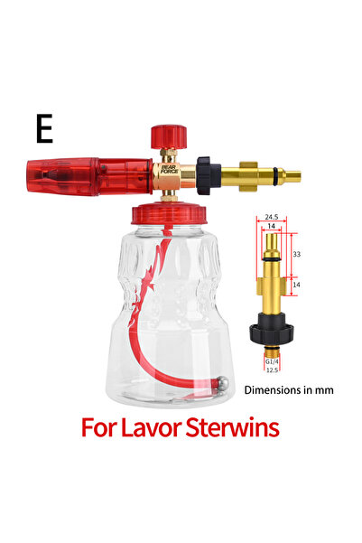 Choice9 لغسالة الضغط Lavor Stewins، فوهة رغوة الثلج النحاسية، فوهة الرغوة، صا...