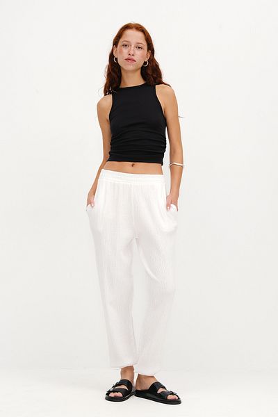Addax Elastic Waist Jogger Pants Pn2437