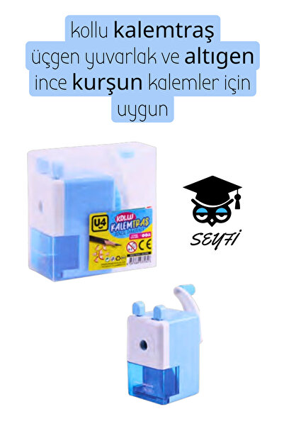 SEYFİKİRTASİYE kollu kalemtraş üçgen yuvarlak ve altıgen ince kurşun kalemler...