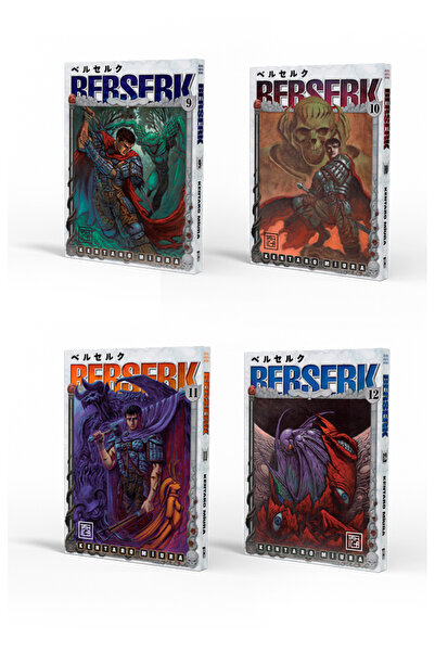 Destek Yayınları Berserk 4 Kitap Set 9 - 10 - 11 - 12