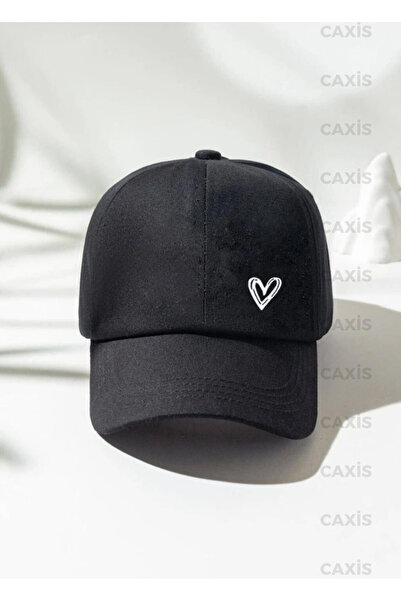 caxis Sports Heart Printed Adjustable Velcro Gabardine Hat