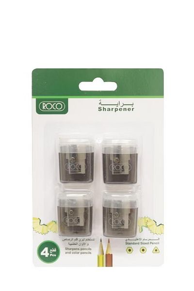 Roco Pocket Single Hole Sharpener – Assorted Colors Compact and Portable