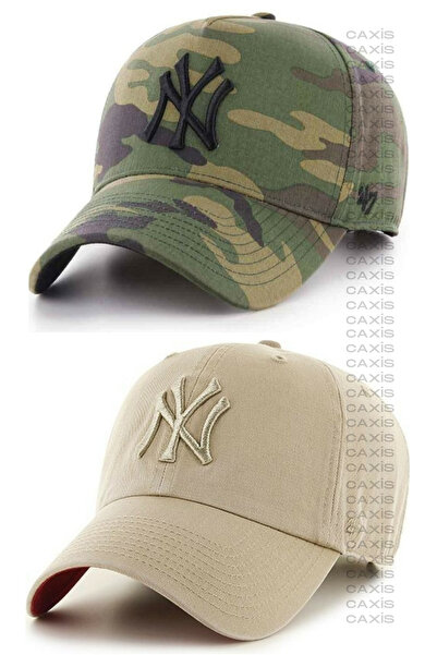 caxis Αθλητικά Nylon Καπέλο Unisex Σετ 2 ρυθμιζόμενα με Velcro στην πλάτη