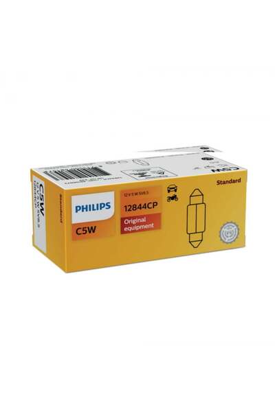 Philips Set 10 Becuri Plafoniera C5W 12V