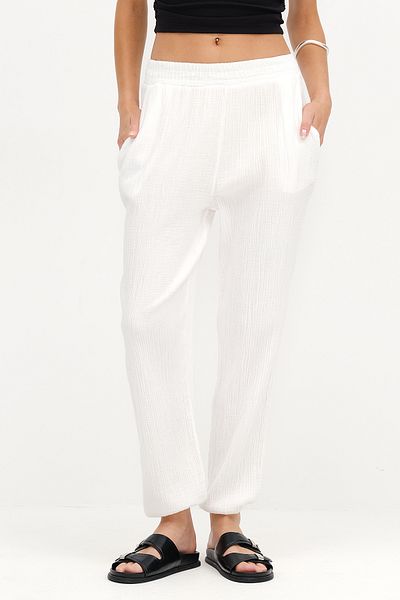 Addax Elastic Waist Jogger Pants Pn2437