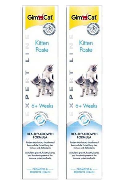 Gimcat 2 Adet Kitten Paste Yavru Kediler Için Kalsiyu mlu Vitamin Macunu 50 gr x 2 = 100 gr