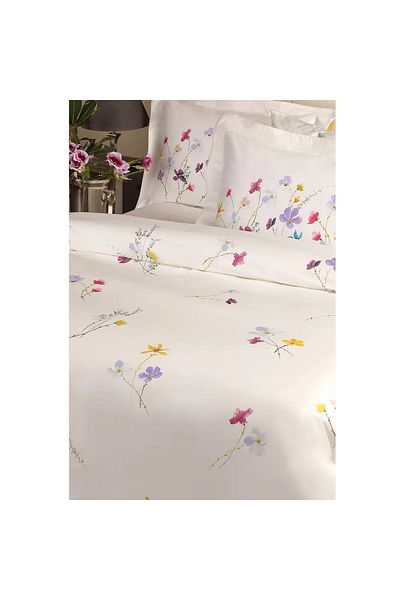 Valeron. Premium double bed linen set, Valeron, 7 pieces, Pauline, 100% Egyptian cotton, beige