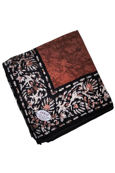 AkbalYazma Pure Cotton Silk Writing Red