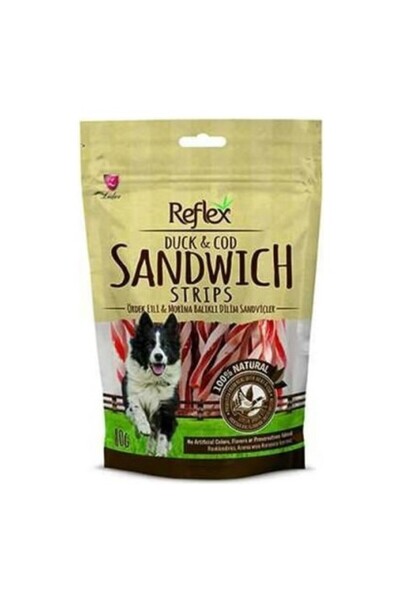 Reflex Duck Ördekli ve Balıklı Sandviç Sticks Köpek Ödülü 80 gr