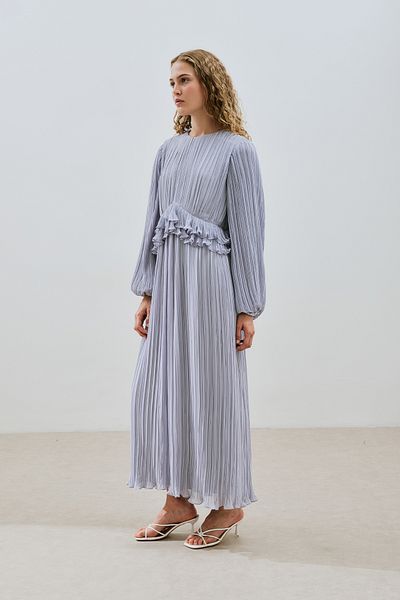 Manuka Mi̇la Pi̇celi̇ Folding Dress Blue