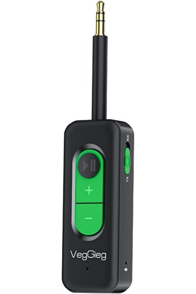 E&D Collection Aux Bluetooth 5.4 Transmitter & Receiver Kablosuz Ses Adaptörü