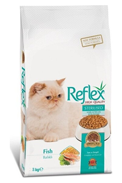 Reflex Balıklı Kısırlaştırılmış Yetişkin Kedi Maması 3 Kg