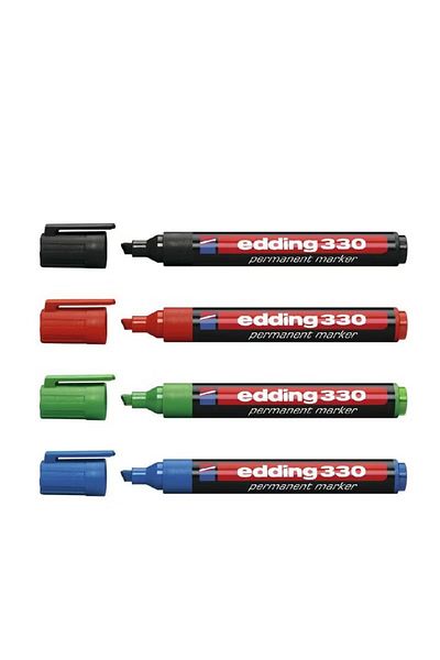 Edding 330 Permanent Marker – Chisel Tip 1–5 mm, Bold & Versatile