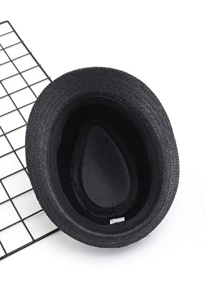 caxis Straw Fedora Hat Summer Unisex