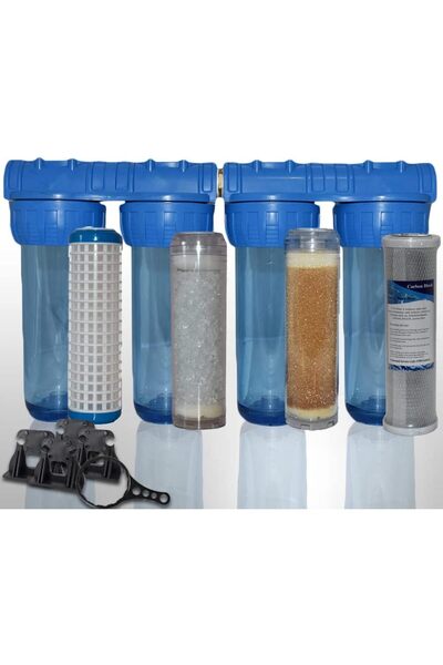 Genel Markalar Daire Bina Sayaç Girişi 4 Aşama Su Arıtma Cihazı (Ağır Kireç Ö...