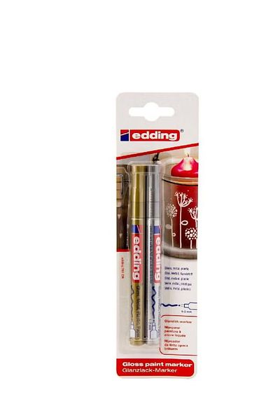 Edding 751 Paint Marker – 1–2 mm Round Tip, Fine Permanent Paint Pen