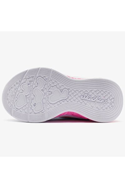 SKECHERS Flutter Heart Lights - Groovy Swirl 303253N Işıklı Ortopedik Çocuk Spor Ayakkabı LİLA