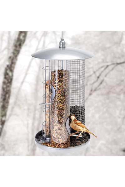 IPAE PROGARDEN Triple metal fat ball bird feeder 36.5 cm
