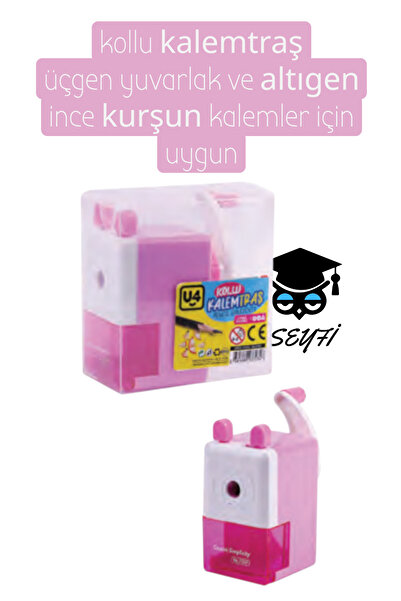 SEYFİKİRTASİYE kollu kalemtraş üçgen yuvarlak ve altıgen ince kurşun kalemler...