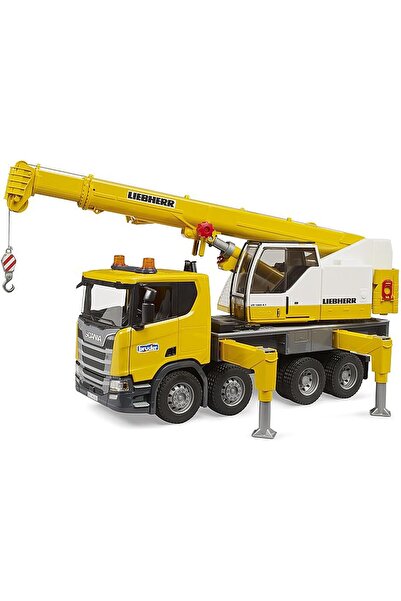 Genel Markalar Bruder Scania 560R Liebherr Vinçli Kamyon BR03571, Çok renkli