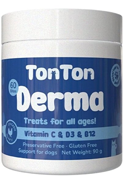 Hype Store Tonton Kedi Ve Köpek Deri & Tüy Bakımı Için Glutensiz Çiğnenebilir...