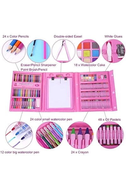 SKY TOUCH SKY-TOUCH 208-Pieces Drawing Art Kit, Art Supplies Gifts for Girls Boys Teens, Art Set Crafts Case w