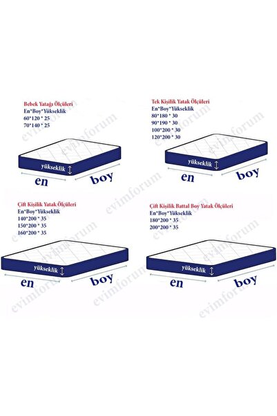 Genel Markalar Yatak Koruyucu Alez Kapitone Gri Renk100 Pamuk Fitted Alez Çarşaf 120 X 200